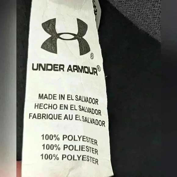 Under Armour Fleece Full-Zip Vest Boys Size Youth Large Black Coldgear Outdoor - Picture 6 of 11